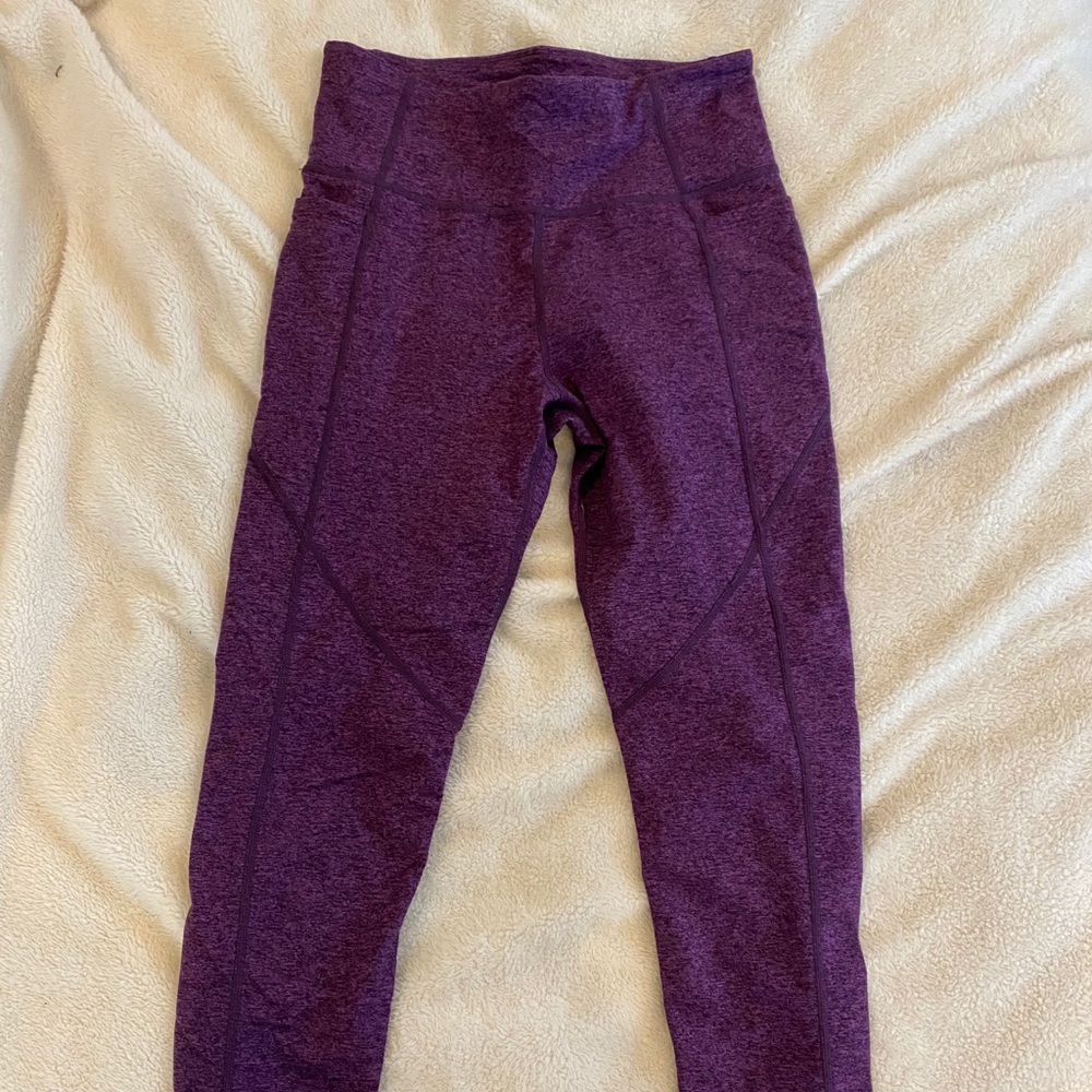 Purple space dye Joy Lab 7/8 leggings S high waist